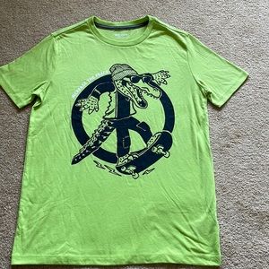 Skateboarding Peace sign T-shirt